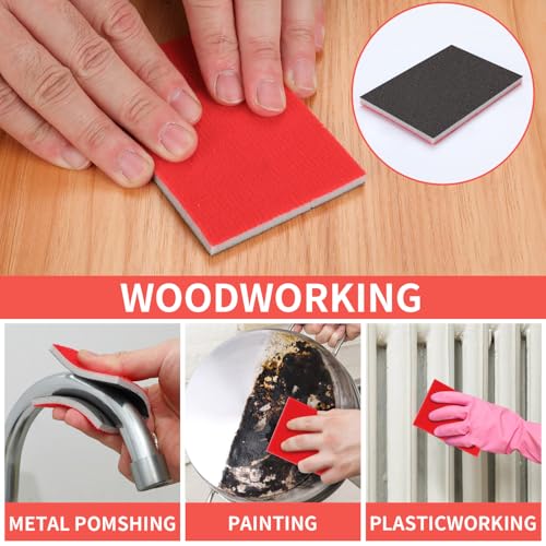 320-2500 Grit Sanding Sponge Set for Wood - style: Mix Grit