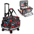 Medical Bag Rolling Roller Bag Trolley Duffel Nurses EMT CNA RN Empty for First Aid Responder Home Health Care Nursing Student Roll Duffle Bag Carry on Wheels Wheeled Work Physicians Doctor - color: Nurse