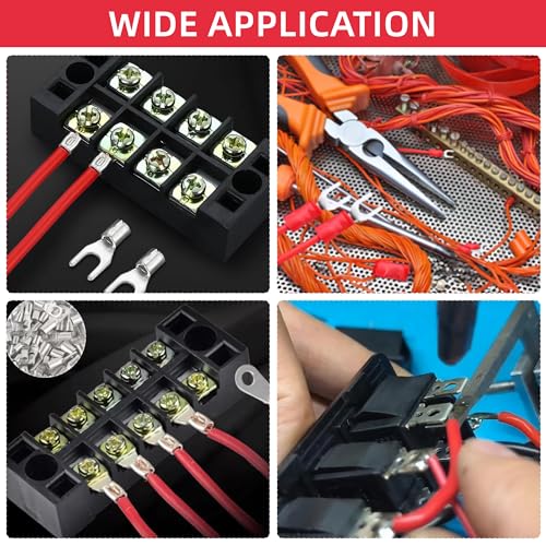201PCS Wire Stripper Tool Kit,Self-Adjusting 8" Automatic Wire Stripping Tool for AWG 10-24, 3-in-1 Automatic Wire Stripper/Cutter/Crimper, Universal Wire strippers for Electrical Work