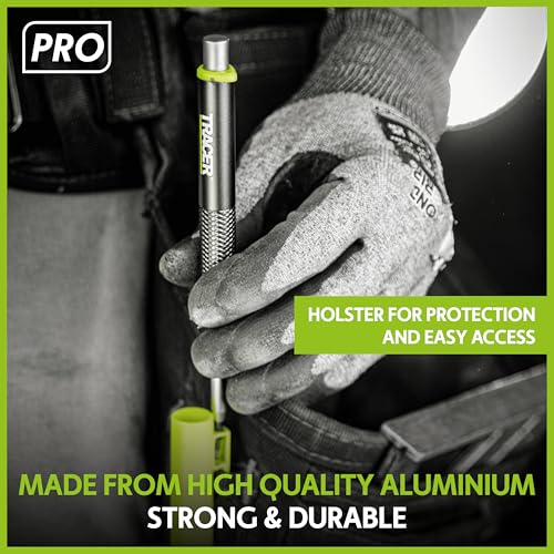 Tracer Pro Aluminum 5pc Construction Pencil Mechanical Carpenter Pencils - style: 3pc Full Set