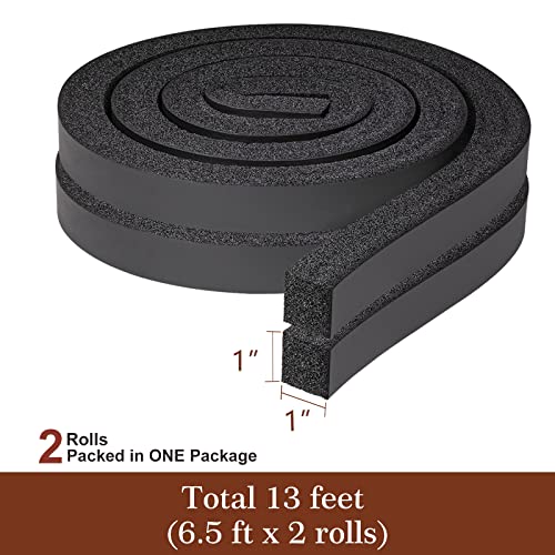 Yotache Air Conditioner Window Seal Kit - 1"x1", 13Ft No Glue - size: 1"x1"x13FT
