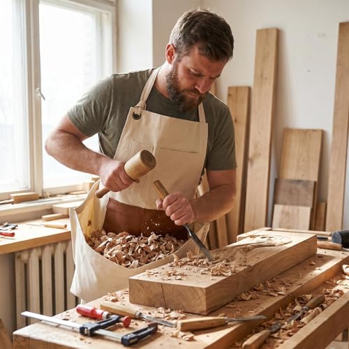 Woodworking Apron for Men - size: Medium