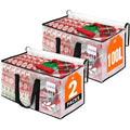 RoomHacks Moving Bags, Heavy Duty Large Storage Bags, 100L, 2 Pack, Clear - size: 100L- 2Packs