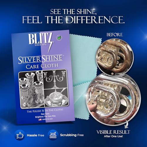 Blitz Silver Care Silver Polishing Cloth
