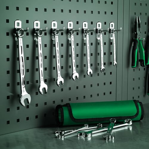 SK Combination Wrench Set, SAE 5/16'' to 3/4'', 11-Piece, CR-V Steel - size: SAE