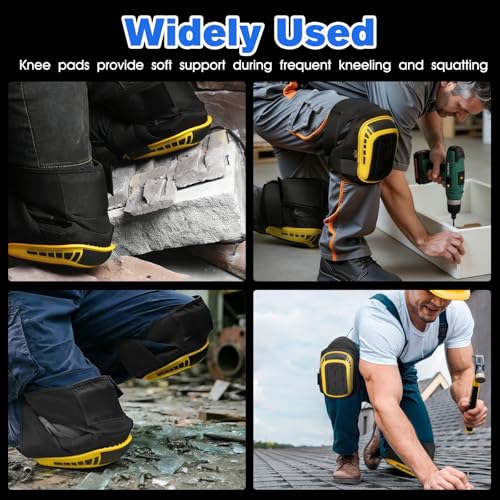 RO6G Knee Pads for Work, Construction Knee Pads for Men