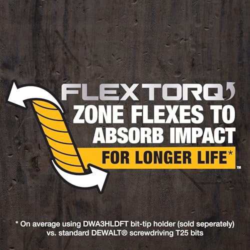 DEWALT Bit Holder, 3-in-1, Impact Ready (DWA3HLDFT) (Pack of 2) - size: 1 Count (Pack of 2)