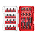 Geinxurn 42Pieces Impact Screwdriver Bits Set, Magnetic S2 Steel Phillips/Slotted/Square/Torx Insert Power Bits Tips, Impact Bit Holder with Red Storage Box Case - style: STKB042-RD