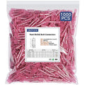 1000 Pcs Heat Shrink Butt Connectors, 22-16 AWG Marine Grade Insulated Crimp Wire Connectors, Waterproof Electrical Connectors Butt Splice for Boat Truck Wiring - size: 22-16 AWG (Red)