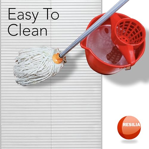 RESILIA Deep-Pile Carpet Runner - Plastic Vinyl Carpet & Rug Protector, Waterproof Clear Vinyl Floor Runners, 27 Inches Wide x 6 Feet Long, Made in The USA - size: 2'3" x 6' (Runner)