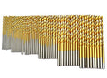 60Pcs Micro Drill Bits Set 1/8 1/16 3/64 5/64 3/32 7/64 Jobber Length Twist Drill Bit Set for Steel Wood Plastic Aluminum Alloy