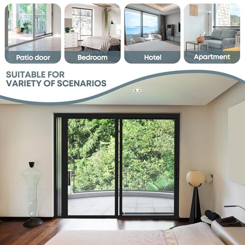 1 Pack Adjustable Window Security Bars for Inside, 17"-33", Black - color: Black - 1 Pack