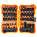 MulWark 63-Piece Impact Driver Bit Set, Impact Rated S2 Steel Impact Bit Set with Color-Coded Torx Bit and Magnetizer, Professional Tool Kit for Impact Drivers, DIY, and Construction