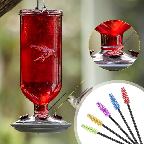Hummingbird Feeder Cleaning Brush, 19 Pieces 3 Size, Yellow - color: Yellow