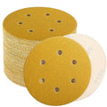 6 Inch Sanding Discs Hook and Loop, 100 Grit Sandpaper for Orbital Sander, Professional for Automotive and Woodworking, 100 Pack - style: 100 Grit