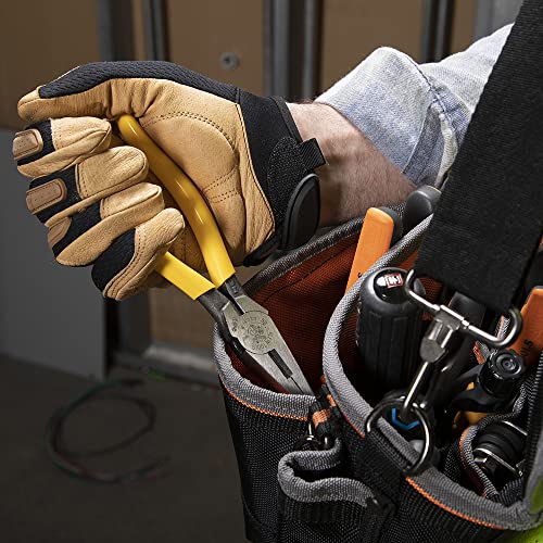 Klein Tools D203-8 Needle Nose Pliers, Long Nose Side Cutters, Alligator Pliers with Extended Handles, 8-Inch - style: Side Cutting