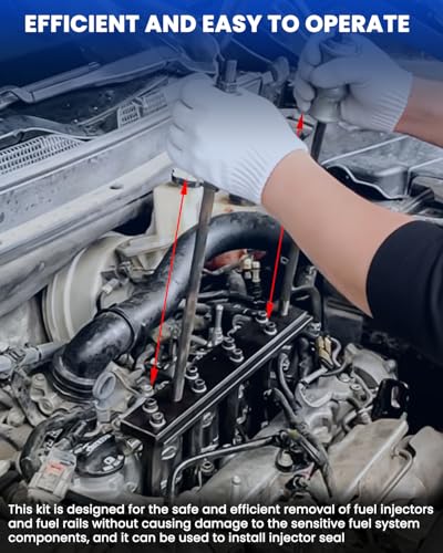 DPTOOL EN-51146 Injector Remover Seal Installer for GM 1.0L 1.4L 1.5L 1.6L - size: Injector Removal and Seal Installer Kit