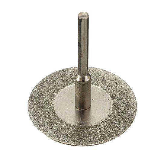 Diamond Cutting Wheel Cut Off Discs Coated Rotary Tools W/Mandrel 22mm for Dremel by YEEZUGO - size: Disc Φ:22mm