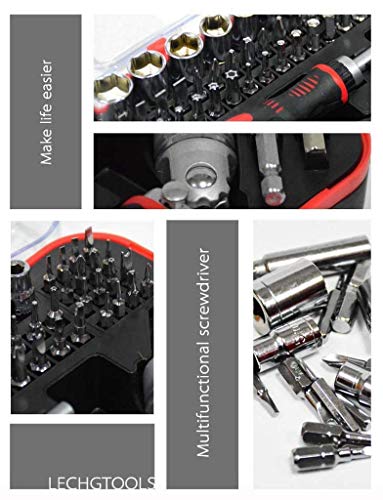 JENABOM 61 in 1 Ratcheting Screwdriver Set,Magnetic Screwdriver Bit Set - size: 61 in 1