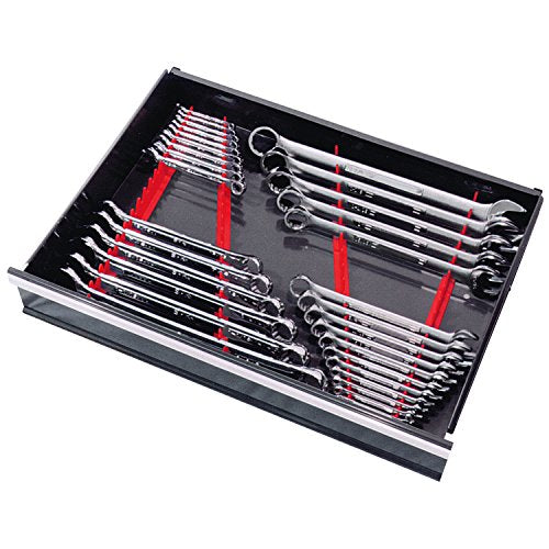 Ernst Manufacturing Wrench Rail Set, 40 Tool, Black (6015-Black)