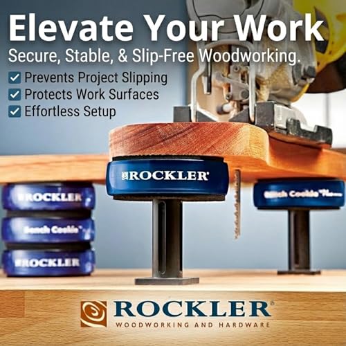 Rockler Bench Cookies Plus Work Grippers 4-Pack for Woodworking