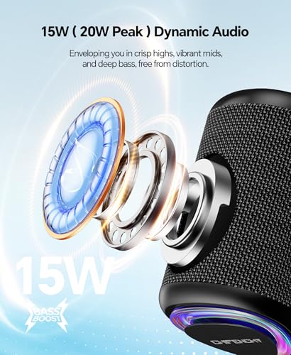 Portable Bluetooth Speaker Beach Essentials: IPX5 Waterproof for Outdoor - color: Black