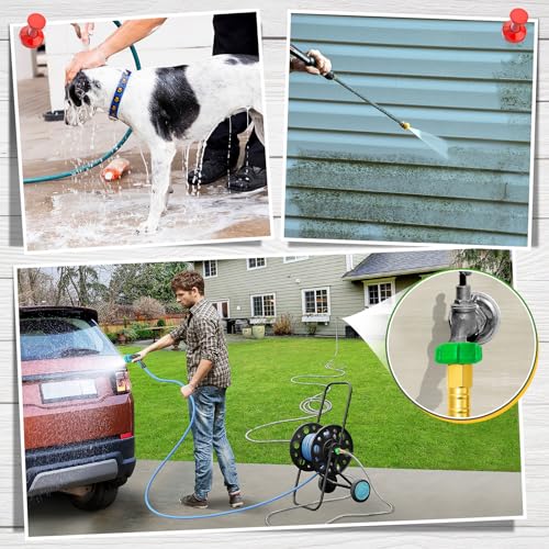 Garden Hose with Female to Female Connector, 50ft - size: 50ft
