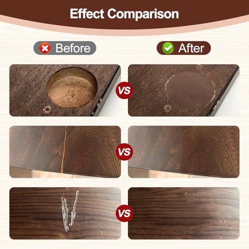 Boncart Wood Filler, 9.87 OZ Walnut Wood Putty - color: 9.87OZ Walnut