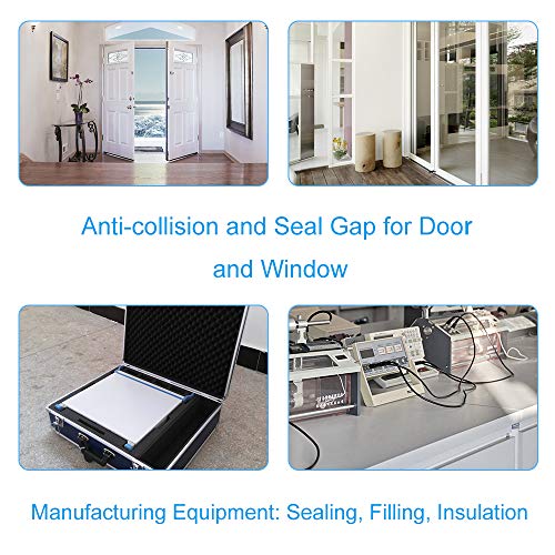 3 Rolls Weather Stripping,1/4 Inch Wide X 1/8 Inch Thick Foam Seal Tape High Density Foam Strip Self Adhesive,Closed Cell Tape Seal Strip,16 Feet Long Each - size: 1/4'' W x 1/8'' T x 49Ft