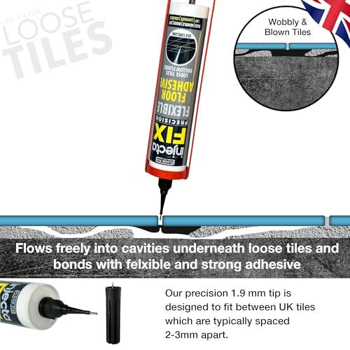 Precision Floor Adhesive - Loose Tiles & Hollow Floors (3 Pack)