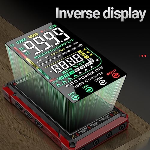 ANENG Digital Multimeter Tester,TRMS 9999 Counts Smart Auto-Range with NCV - style: 622B 9999Counts