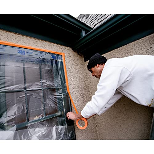 Scotch Heavy Duty Painter's Tape, 6 Rolls, 1.41 in x 60.1 yd, for Use On Vinyl, Carpet, Metal, & Plastic, Indoor & Outdoor Masking Tape, Bonds Aggressively, 3-Day Clean Removal (2020+-36AP6) - size: 1.41" Width, style: 6 rolls