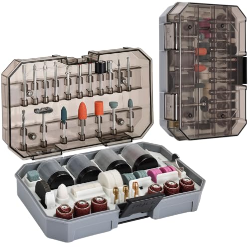 Katerk 260-Piece Rotary Tool Accessories Bit Set Compatible with Dremel
