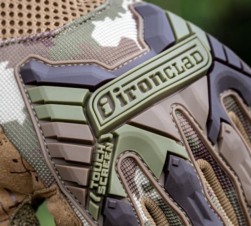 Ironclad Tactical Impact Camo Gloves - size: X-Large
