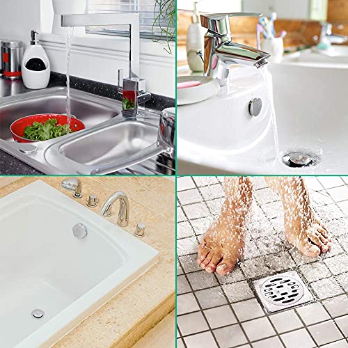 Drain Snake Hair Drain Clog Remover - 3 Pack Shower Sink Unclogger Tool - color: Orange, style: 3 Pack