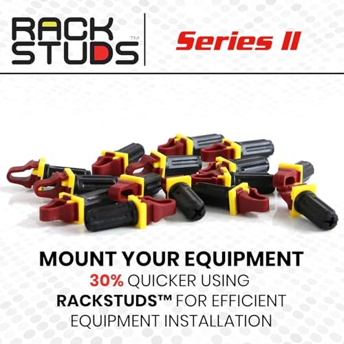 R400 - Server Rack Screws for Server Rack Rails 19" Square Punched Vertical Rails, Perfect Cage Nut Replacement, Rack-Mount Screws - Red 400-Pack 2.22mm/0.086 - color: Red, size: 400 Pack