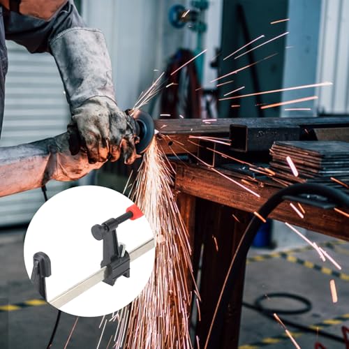 5 Pack 12 Inch Woodworking F Clamps, Bar Clamps with 2.5 Inch Throat Depth & Red Handle, 12 Inch F Clamp for Woodworking, Metalworking, 600 Lbs Capacity