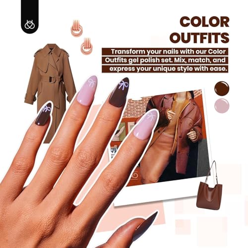 Beetles Gel Nail Polish Kit with U V Light - 68Pcs Gel Nail Kit 35 Colors - color: 0-0 35 Colors Outfits