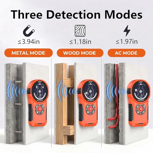 NOYAFA Stud Finder Wall Scanner,6 in 1 Multifunctional Wall Detector
