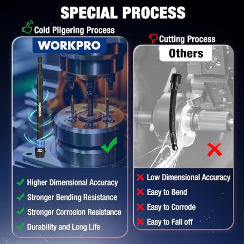 WORKPRO Drill Bit Extension, 6" Drill Screwdriver Bit Holder - style: 6"