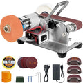 Mini Belt Sander, Electric Small Sander Knife Sharpener, 6.5"x6.5"x4.2" - size: 6.5"x6.5"x4.2"