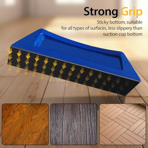 Floor Gap Fixer Tool – Easy Plank Grabber with Mallet & Washable Pads, Quick Flooring Tools for Laminate, Vinyl & Hardwood Repair at Home-Blue - color: Blue