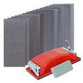 Wet & Dry Sandpaper Set, 42 Sheets of 120 to 3000 grit Sand Paper | Comes with Sanding Block Sander,for Wood Furniture Finishing Metal Automotive Sanding Polishing - style: sandpaper-42 pcs