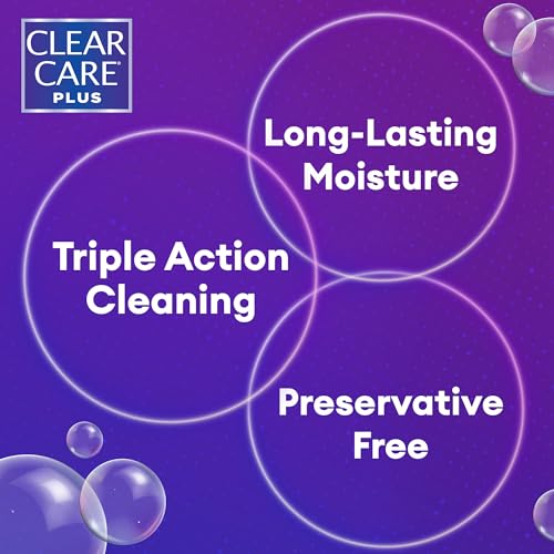 CLEAR CARE PLUS Cleaning & Disinfecting Contact Lens Solution, 12 Fl Oz