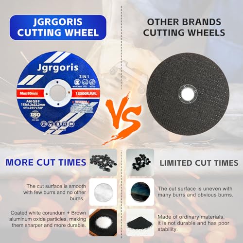 4 1/2 Cut Off Wheel for Metal, Wood, PVC, Angle Grinder Cutting Disc, 27PCS