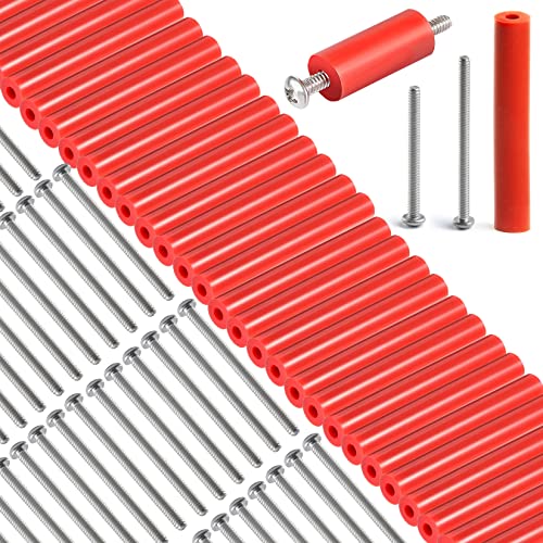 Outlet Spacers - Electrical Outlet Box Extender Kit by SPACERR - Electrical Switch and Receptacle Spacers 50 Pack (14 Tubes and 36 Screws) - size: Pack of 50