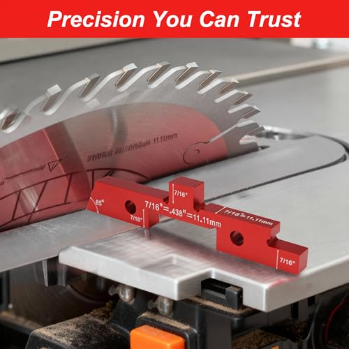 Esdabem 14 Setup Blocks Woodworking for Router Table Saw Accessories - size: 14 Blocks