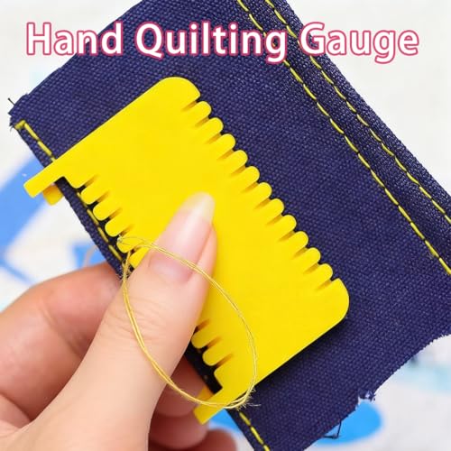 6 PCS Edge Stitch Lock Sewing Gauge Ruler Set Hand Quilting Ruler Set - size: 2mm/3mm/4mm