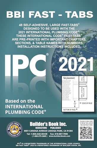 2021 International Plumbing Code (IPC) Fast-Tabs