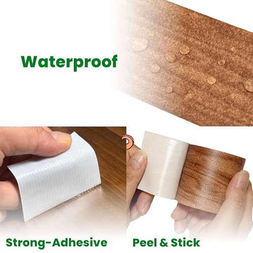 ECOHomes Wood Grain Repair Tape (Chestnut Maple, 2.25 Inch x 15 Feet) - color: Chestnut Maple, size: 2.25 Inch By 15 Ft
